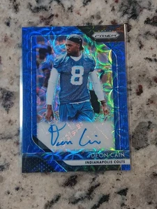 Prizm Deon Cain Blue Scope Auto 2018 /99 Rookie Colts colore abbinato - Foto 1 di 2