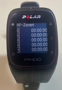 Die Polar M400 HR GPS-Laufuhr Trainingscomputer mit Herzfrequenz-Sensor - Bild 1 von 5