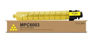 For RICHO MP C6003 841850 Yellow Toner Cartridge New  in Box, Savin, Lanier - Picture 1 of 4