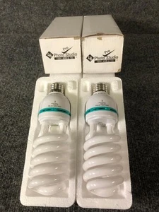 2 LS Photo Studio Pro White PB-45 45W 120V Top Lighting CFL Bulb - Picture 1 of 2