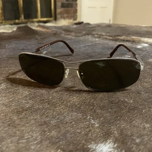Prada Spr51e Vintage Sunglasses Amber Made In Italy - Picture 1 of 6