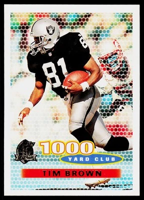 Tim Brown, 1996 Topps, #248, Oakland Raiders, - Image 1 of 2