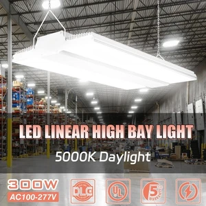 300 Watts LED Linear High Bay Light Commercial Shop Light Fixture 5000k Daylight - Picture 1 of 16