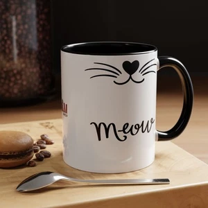Cute Cat Whiskers Coffee Mug - Bild 1 von 24