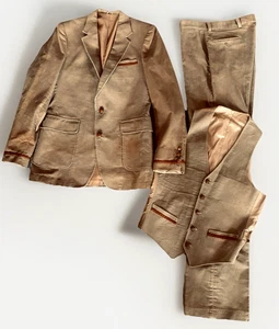 Vintage 1970’s JC Penney 3-Piece Corduroy Suit/Blazer Vest 40 XL Pants 32 Long - Picture 1 of 21