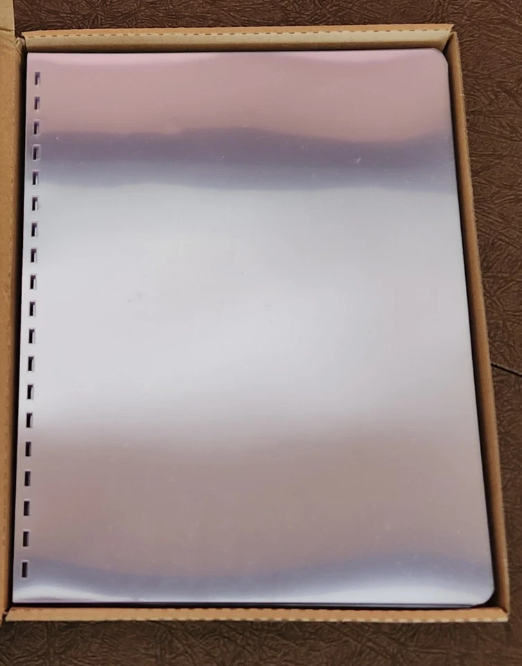 透明塑料报告盖 7 密耳 8-1/2 x 11 装订床单数量 100 — 第 1/2 张图片