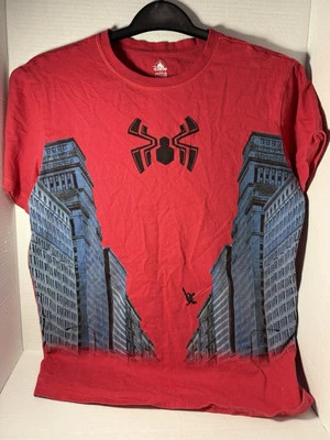 Camiseta roja para niños Disney Parks Marvel Spiderman MCU Avengers Miles Morales Foto 1 de 4