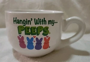 PEEPS CANDY Co. IMÁGENES DE CONEJITO COLOR ARCO IRIS MARCA, TAZA/TAZA DE CERÁMICA, VINTAGE. - Imagen 1 de 7
