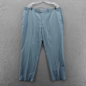 Lauren Ralph Lauren Chino Pants Size 38x30 Blue Flat Front Cotton Men Classic - Picture 1 of 14