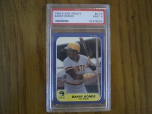 1986 Fleer Update - #U-14 Barry Bonds (RC)