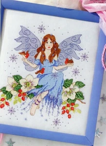 A WINTER FAIRY CROSS STITCH PATTERN BY LESLEY TEARE - Picture 1 of 1