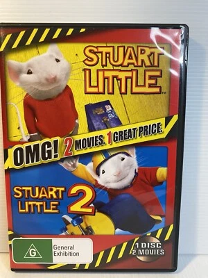 Stuart Little /Stuart Little 2 Movie Marathon Movie Set DVD R4 Rated G - Image 1 of 4