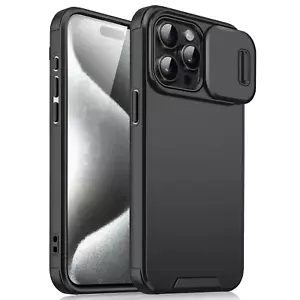 Coque antichoc pour iPhone 16 15 14 13 12 11 Pro Plus Max Protection Objectif - Picture 1 of 10