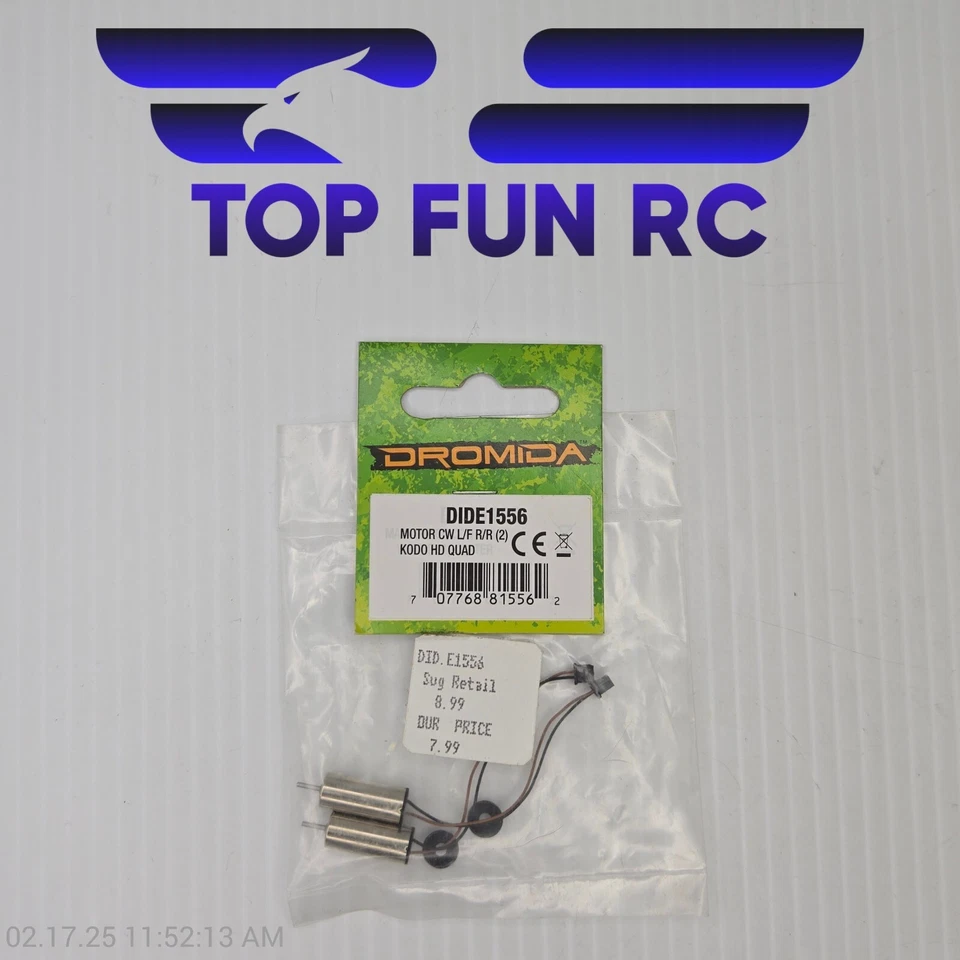 Dromida DIDE1556 Kodo HD Quad Motor CW L/T R/R(2) - Image 1 of 1