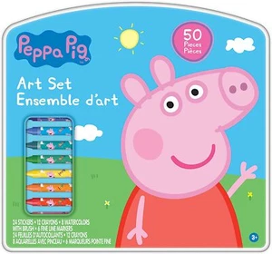 Leap Year Peppa Art Case for Kids, Travel 50 Piece Art Set - Picture 1 of 2