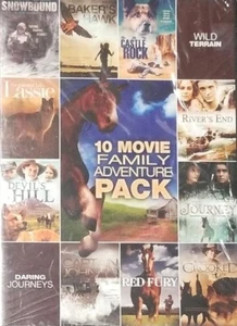 10 Movie FAMILY ADVENTURE PACK + 3 FAMILY CLASSICS (NEW/SEALED DVDs). FAST S&H. - Picture 1 of 2