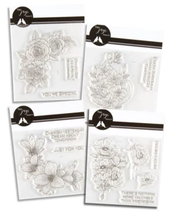 Two Jays Stamps - Summer Flowers Collection - 14 Stamps - Picture 1 of 10