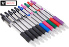 Zebra Pen Z-Grip Biro Pens Multi-Coloured & Black Pens Ballpoint Pack of 10 UK 