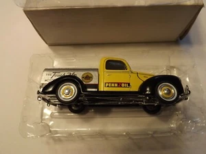 Golden Wheel 1940 Pennzoil 1:34 Diecast Ford Tanker Truck-NIB - Picture 1 of 2