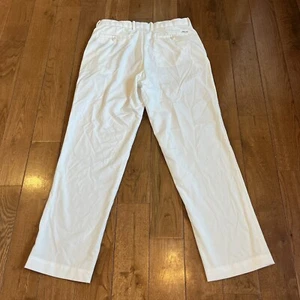 Men’s RLX Ralph Lauren Golf Pants White 100% Polyester 34x30 - Picture 1 of 11