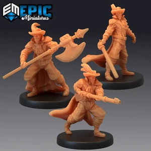 Musketeer - Dungeons and Dragons Miniatures, D&D, Epic Miniatures, Fantasy - Picture 1 of 5