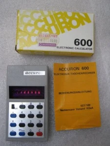 Accutron Compact RPN Mini Calculator Reverse Polish Notation - Picture 1 of 3