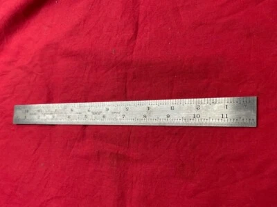 LUFKIN 84A SHRINK RULE 1/16" to foot, 12"   IN STOCK!!  VINTAGE!! - Image 1 of 4