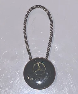 Mercedes Keychain Key Ring FOB Star Motors Lauderdale Auto Car Ad Promo Metal - Picture 1 of 2
