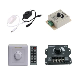 Various LED Dimmer Controller Adjustable Brightness Switch DC12 24V for led lamp - Picture 1 of 41