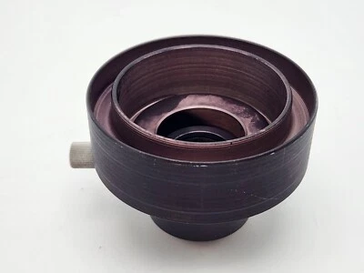 Lente de barril de latón desconocido de colección con capucha para cámara de película BMPCC Bolex con montaje en C Foto 1 de 4