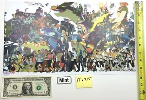 VOLTRON Legendary Defender 17" x 9.75" Lithograph Print Poster 2018 NYCC Netflix - Picture 1 of 11