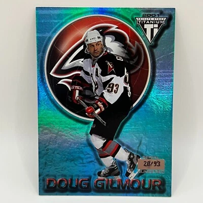 2000-01 Pacific Titanium Blue Doug Gilmour #9 /93 - Image 1 of 2