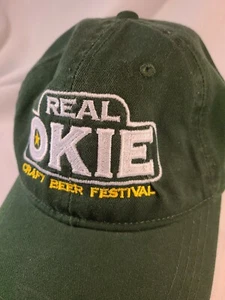 Mütze Kappe Real Okie Craft Beer Festival verstellbar dunkelgrün - Bild 1 von 7