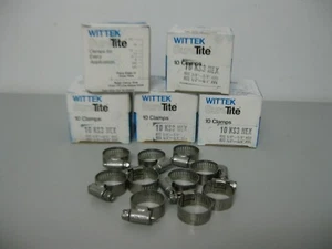 WITTEK SureTite Klemmen 302 10 KS3 Sechskant 3/8-5/8" 1/2-3/4" 50 Stück Klemmen 5 Boxen - Bild 1 von 11