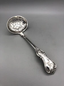 VIKTORIANISCHES STERLINGSILBER ""ALBERT"" SIEBLÖFFEL, JOHN J. WHITING, LONDON, 1853 - Bild 1 von 6