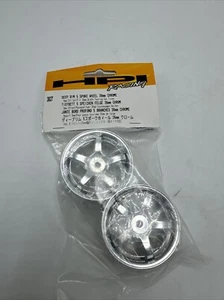 HPI Racing #3827 Cerchio profondo ruota a 5 razze 26 mm cromato nuovo in confezione - Foto 1 di 12