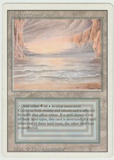Revised Edition  MTG  Underground Sea   Magic Dual Land