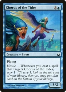 MTG C REGULAR - BNG: Born of the Gods NM - CHORUS OF THE TIDES 33/165 - Picture 1 of 1