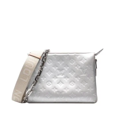 Bolso de hombro Louis Vuitton Silver Empreinte Cusant PM Foto 1 de 4