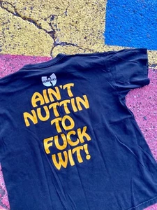 VTG Wu-Tang 36 Chambers Ain't Nuttin to F*** Wit Direct Merch Graphic Shirt L/XL - Picture 1 of 12