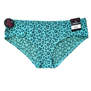 Women's Seamless Hipster Panties Blue Cheetah Size XXXL (21) No Boundaries - Foto 1 di 3