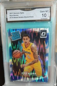 2017-18 DONRUSS OPTIC -RATED ROOKIE SHOCK PRIZM #174 KYLE KUZMA - GMA 10 MINT - Bild 1 von 2