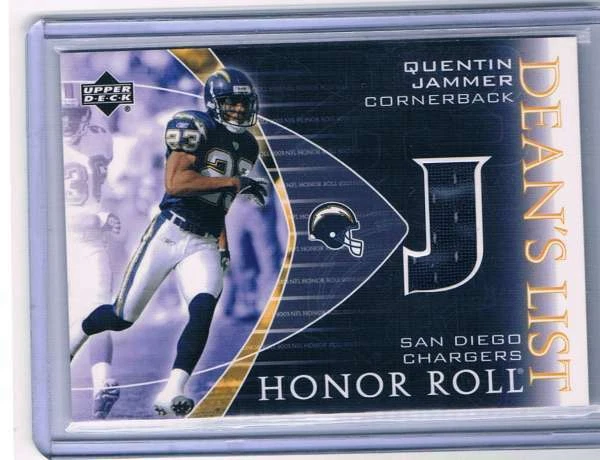 2003 Honor Roll Dean's List #DLQJ Quentin Jammer NM-MT NM-MT MEM Chargers  - Image 1 of 1