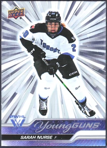 SARAH NURSE 2024-25 UD PWHL Toronto Silver Outburst Young Guns #51 Rookie RC YG - Picture 1 of 2