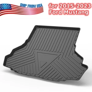 Trunk Mat for 2015-2023 Ford Mustang – Protects Cargo Area from Luggage - Picture 1 of 18