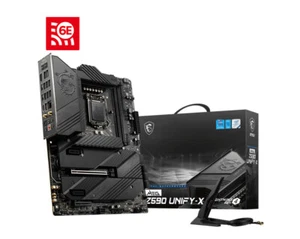 MSI MEG Z590 UNIFY-X LGA1200 support 10th Gen/11th Gen Core/Pentium/Celeron - Afbeelding 1 van 3