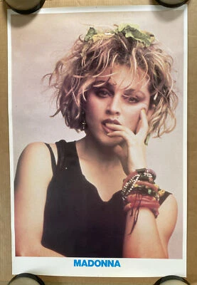 Madonna Poster Like A Virgin 1980’s Music Memorabilia Original Vintage Pinup - Image 1 of 4
