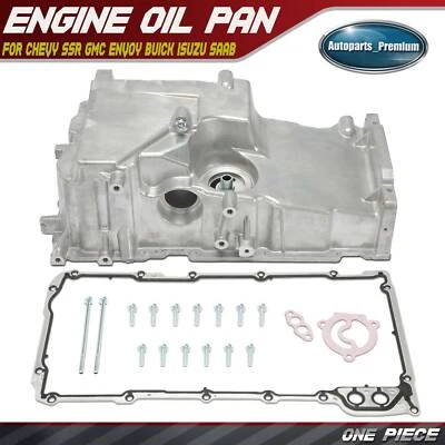 Engine Oil Pan for Chevy Trailblazer SSR GMC Envoy XL Buick Rainier Saab 9-7x - Image 1 of 4