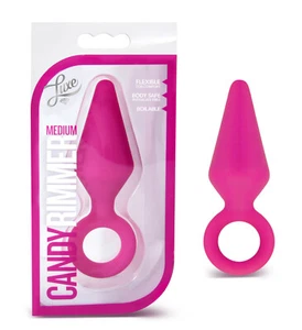 Blush Luxe - 3" Smooth Platinum Cured Puria Silicone Anal Plug for Butt Play - Picture 1 of 4