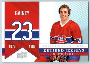 BOB GAINEY 2008-09 UPPER DECK MONTREAL CANADIENS CENTENNIAL 08-09 NO 286   28341